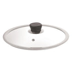 Glass Lid with Steel Rim for Honeycomb Cookware– 24 cm