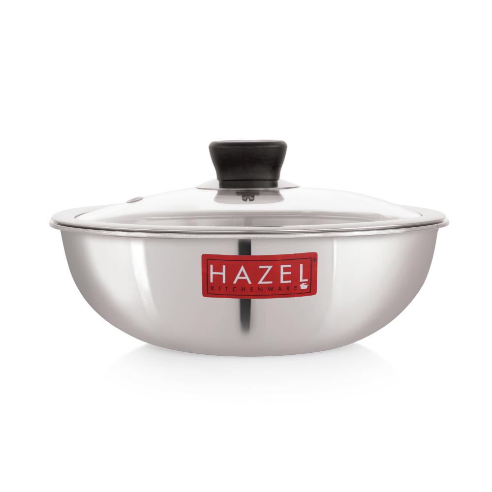 Honeycomb Non-Stick Tasla with Glass Lid – 24 cm, 2.5 L