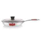 Honeycomb Triply Non-Stick Fry Pan with Lid – 24 cm, 1.5 L