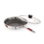 Honeycomb Triply Non-Stick Fry Pan with Lid – 24 cm, 1.5 L