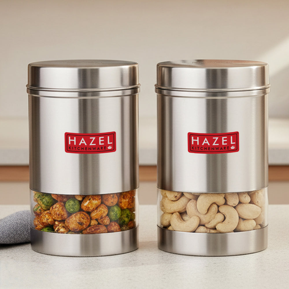 Transparent Kitchen Container Set – 1700 ML (Set of 2)