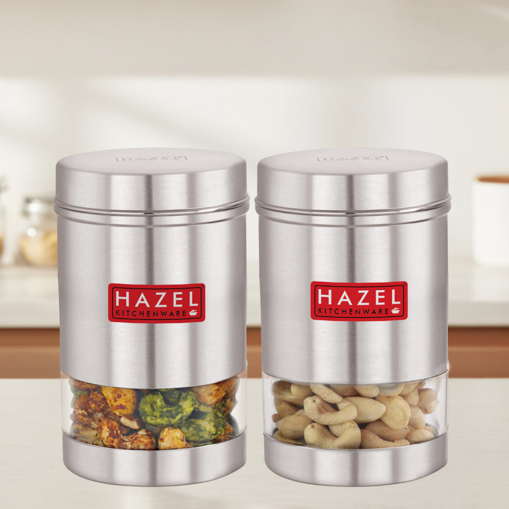 Transparent Kitchen Container Set – 1700 ML (Set of 2)