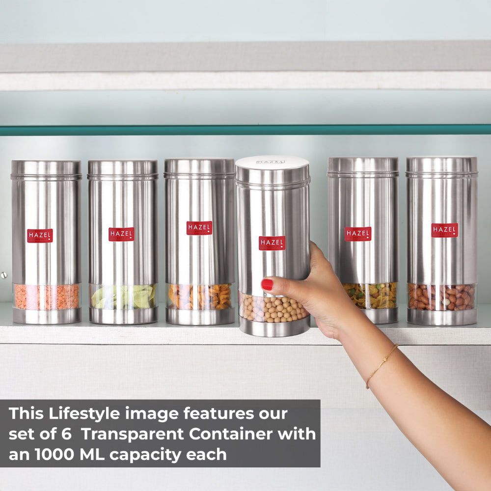 Stainless Steel Airtight See Through Container