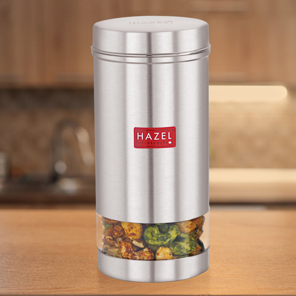 Stainless Steel Airtight See Through Container