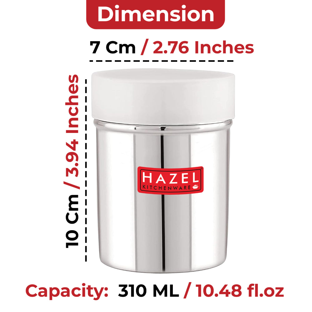 Stainless Steel Coco Powder Shaker with Handle and Plastic Lid – 310 ML
