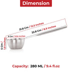 Stainless Steel Large Ladle/Doya - 280 ML