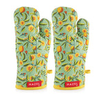 Cotton Microwave Oven Gloves  – Set of 2