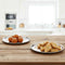 Stainless Steel Serving Plate/Thali 21cm (Set of 2)
