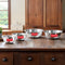Stainless Steel Mixing Bowl Set of 4, 350,550, 770, 1100 ML