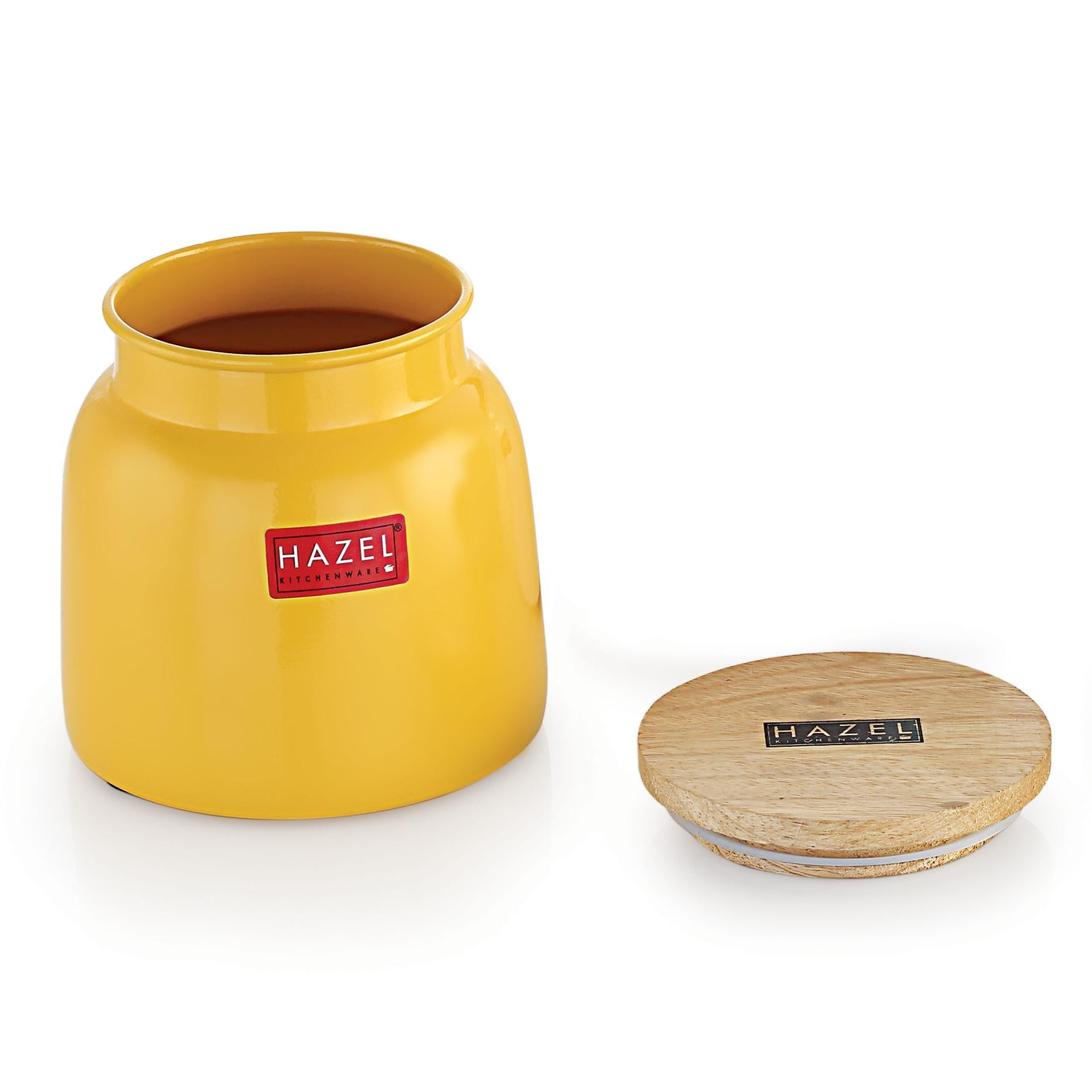 Storage Container with Airtight Lid -   750 ML (Yellow)