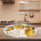 Stainless Steel 4 Compartment Round Thali