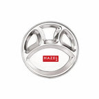 Stainless Steel 4 Compartment Round Thali