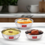 Stainless Steel Dessert Bowl, 150 ML Set of 3