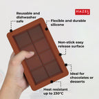 Silicone Small Kunafa Chocolate Bar Mould – Brown