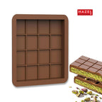 Silicone Big Kunafa Chocolate Bar Mould – Brown