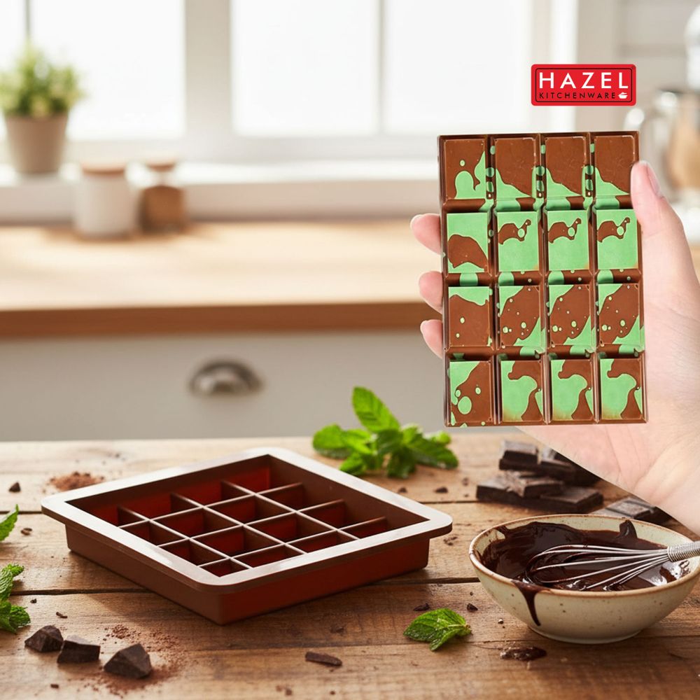 Silicone Big Kunafa Chocolate Bar Mould – Brown