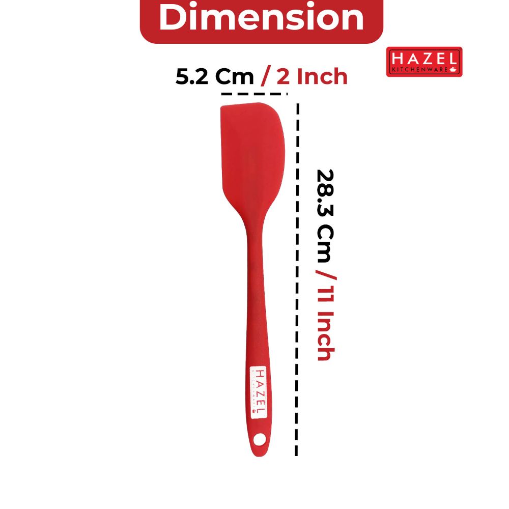 Silicone Spatula 11 Inch – Heat Resistant, Red