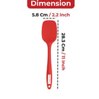 Silicone Spoonula 11 Inch – Heat Resistant, Red