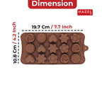 Silicone Flower Chocolate Mould – 15 Cavity