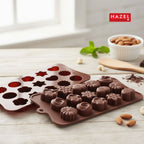 Silicone Flower Chocolate Mould – 15 Cavity