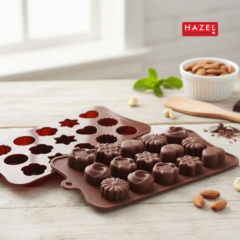 Silicone Flower Chocolate Mould – 15 Cavity