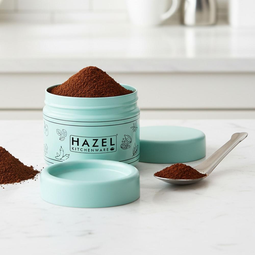 Masala Container with Spoon – Sky Blue