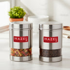 Stainless Steel  See Through Container Set of 2, 600ML Each