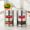 Stainless Steel See Through Container Set of 2, 600ML Each