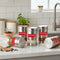 Stainless Steel See Through Container Set of 5, 600ML Each