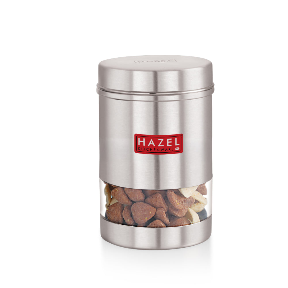 Stainless Steel See Through Container, 600ML
