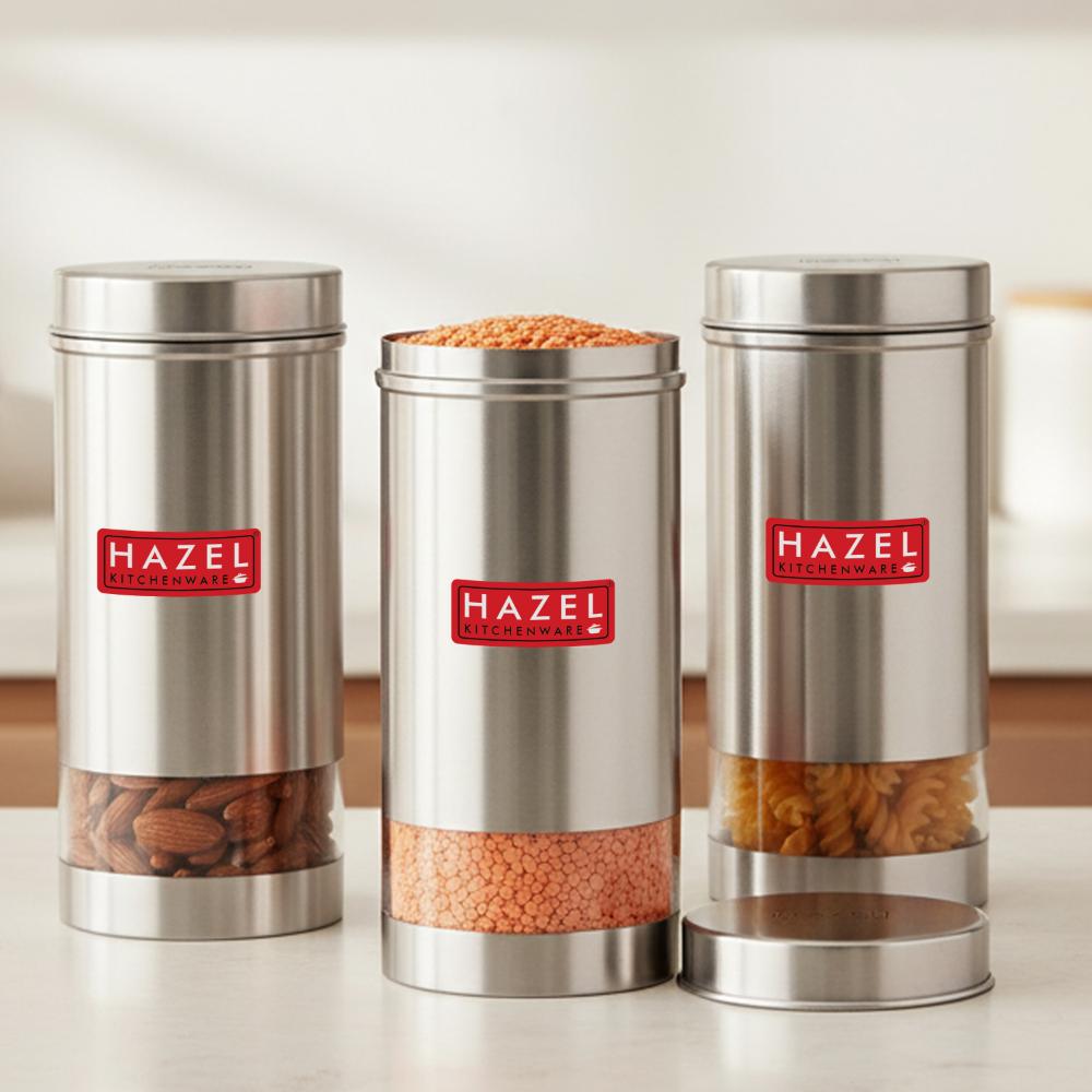 Stainless Steel Airtight See Through Container