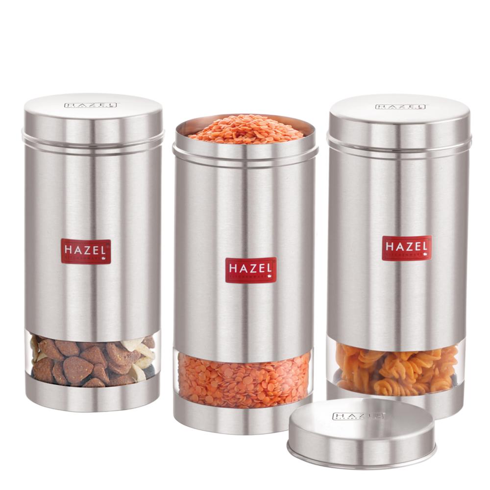 Stainless Steel Airtight See Through Container