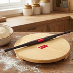 Wooden  Roti Maker (21cm) With Sheesham Rolling Pin(42cm)