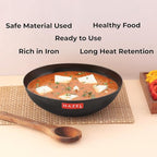 Traditional Iron Tasla (Lokhand Kadai)  –  26.8 cm, 3200 ML