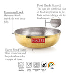 Brass Tasla with Kalai  2100 ML, 23.5 cm