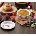 Aluminium Hammered Tope/Patila with Lid – 1300 ML, 19 cm