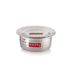 Aluminium Hammered Tope/Patila with Lid – 1300 ML, 19 cm