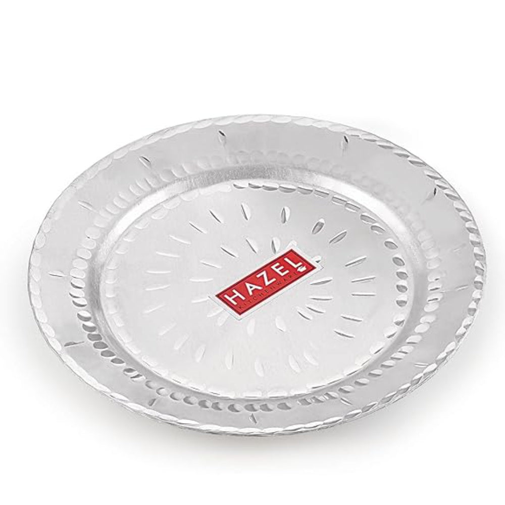 Aluminium Hammered Tope/Patila with Lid – 1300 ML, 19 cm