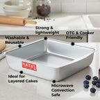 Aluminium Square Shape Cake Mould - Large