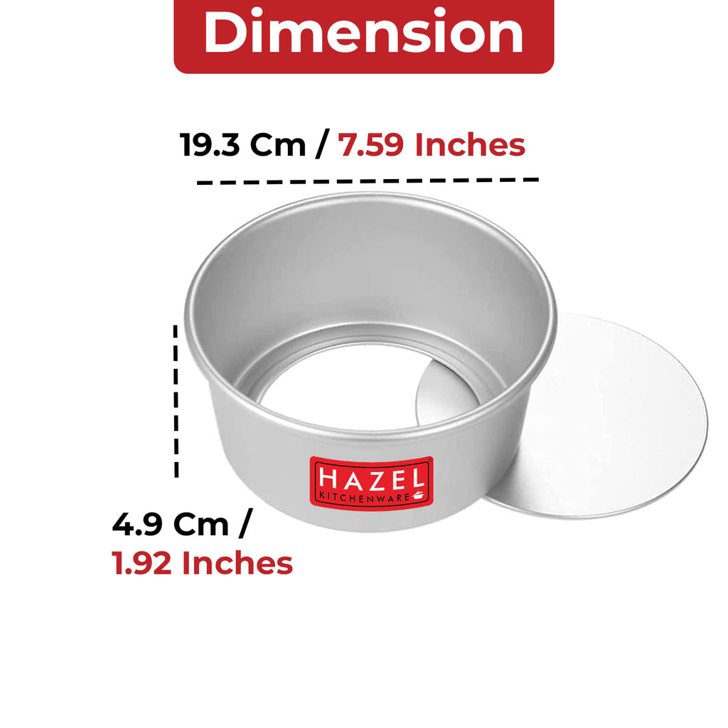 Aluminium Detachable Round Cake Mould with Removable Base