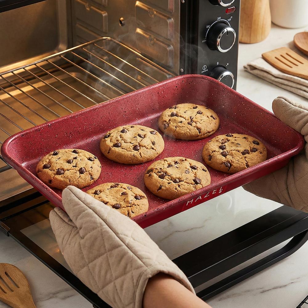 Non Stick  Baking Tray – Red