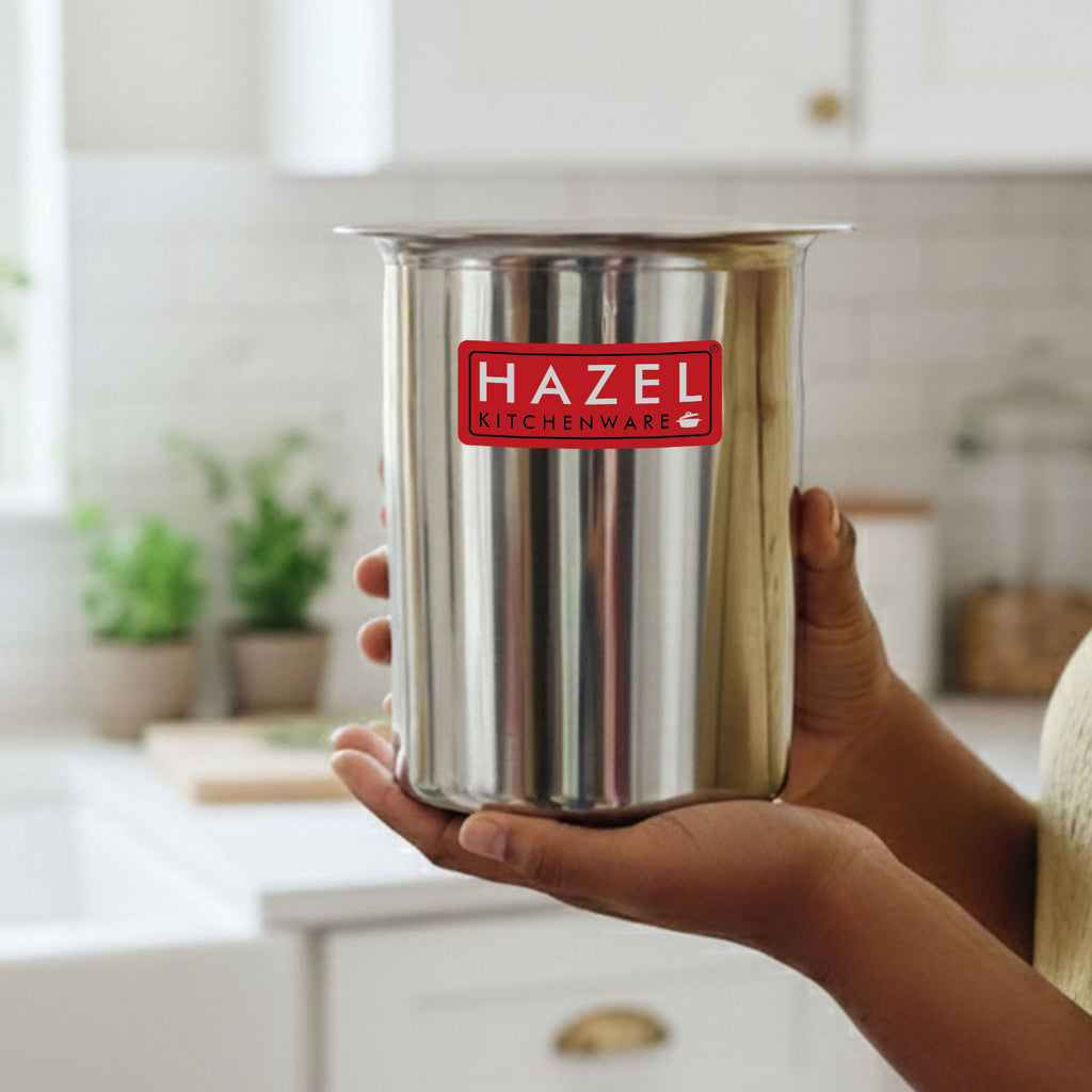Stainless Steel Milk Boiler Pot with Lid – 1050 ML