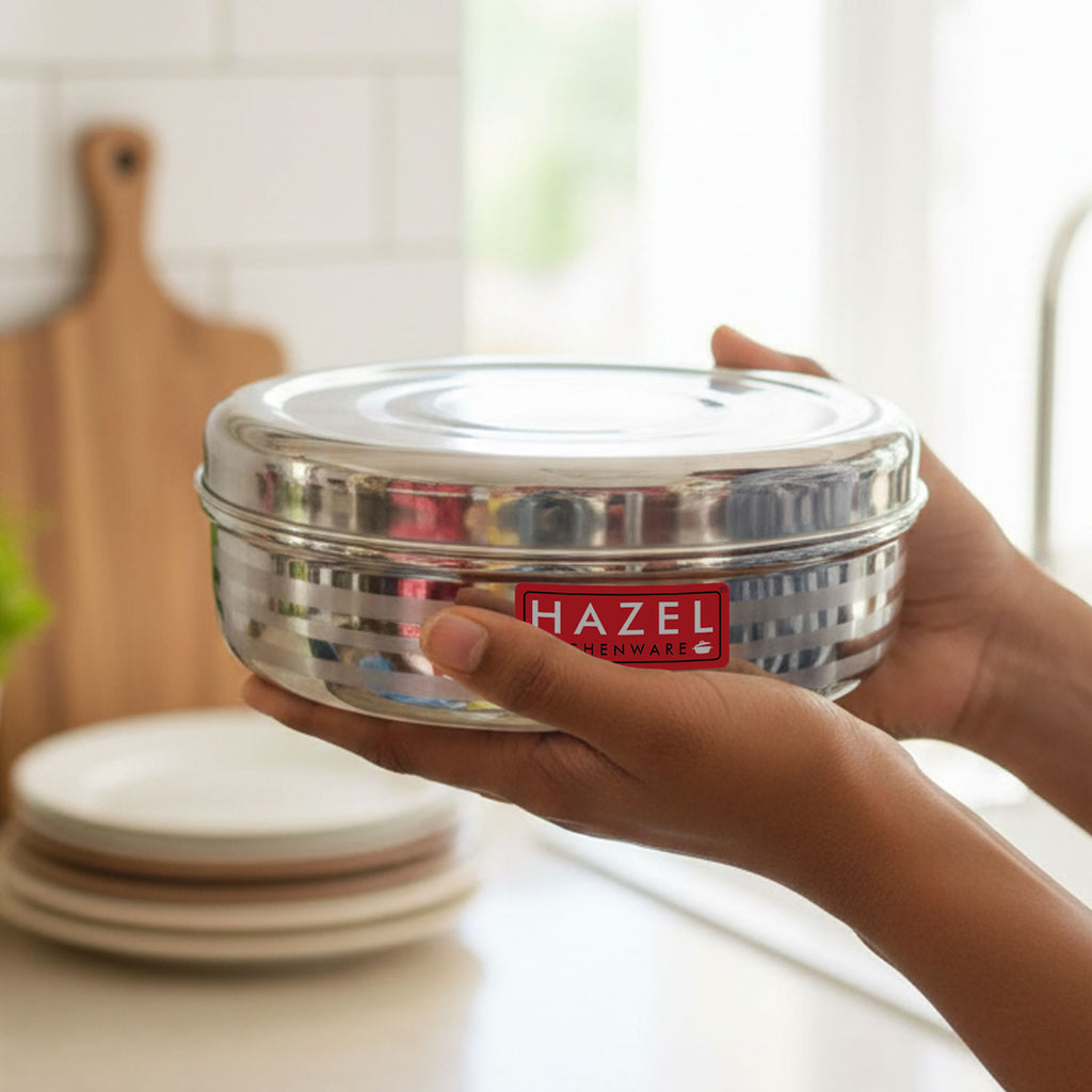 Small Stainless Steel Storage Container - 900ML