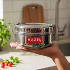 Stainless Steel Lunch Box With Locking Clip, 500 ML