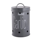 Garlic Storage Container with Lid 1kg – Grey