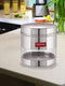 Stainless Steel Transparent Container, 750 ML