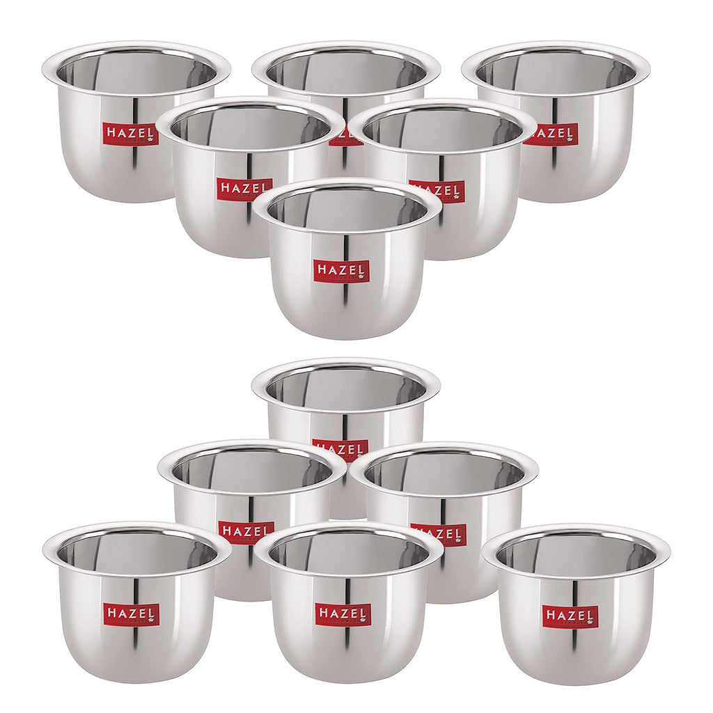 Stainless Steel Mini Tea Glass, 200ml - Set of 12