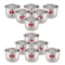 Stainless Steel Mini Tea Glass, 200ml - Set of 12