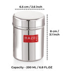 Stainless Steel Airtight Container – 200 ML (Set of 2)