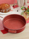 Aluminium Non Stick Round Cake Mould – Red, 1700ML